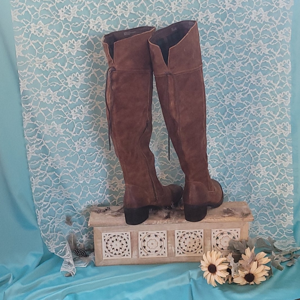 Over the knee boots, brand new, still in box